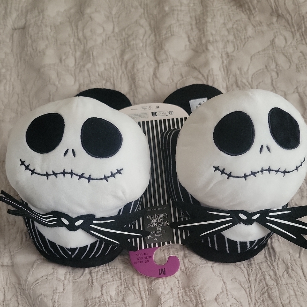 Jack Skellington Plush Slippers